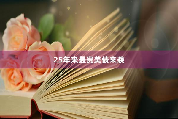 25年来最贵美债来袭