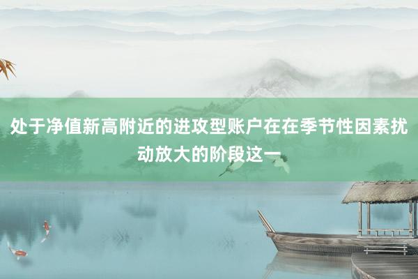 处于净值新高附近的进攻型账户在在季节性因素扰动放大的阶段这一